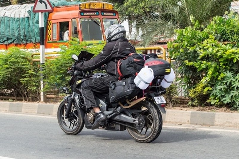 Ashwin runs a company called Lluvia Industries – Grand Touring Accessories. It does exactly what the name suggests. Lluvia designs, manufactures, tests and retails accessories that will come in handy during elongated journeys, such as backrests for the rider and the pillion, jerrycan holders, tourer sproket, pillion footrests, etc.