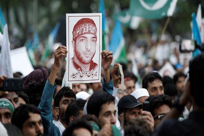 India’s deputy high commissioner, Dinesh Patnaik, sent a "note verbale" on Monday to the Foreign Office including details of Wani’s crimes and propagation of violence in the Valley. (Reuters)
