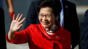 Carrie Lam, Hong Kong first female leader, Hong Kong, first female leader, tilted bridge, Beijing-backed leader,  Chinese-ruled city, John Tsang, President Xi Jinping