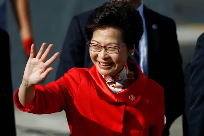 Carrie Lam, Hong Kong first female leader, Hong Kong, first female leader, tilted bridge, Beijing-backed leader, Chinese-ruled city, John Tsang, President Xi Jinping Carrie Lam, Hong Kong first female leader, Hong Kong, first female leader, tilted bridge, Beijing-backed leader, Chinese-ruled city, John Tsang, President Xi Jinping