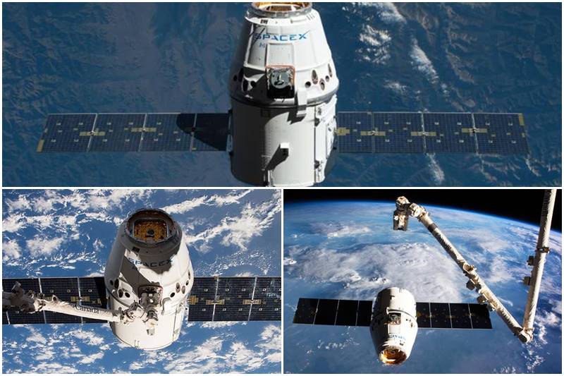 SpaceX Dragon, SpaceX Dragon images, SpaceX Dragon pics, SpaceX Dragon returs to Earth, SpaceX Dragon splashdown, SpaceX Dragon splashes down, NASA, cargo craft, satellite, space station, International Space Station, world images, NASA images, world news