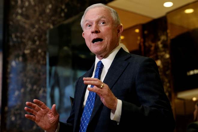 Donald Trump, US Attorney General Jeff Sessions, El Salvador, USA, Trump Donald Trump, US Attorney General Jeff Sessions, El Salvador, USA, Trump