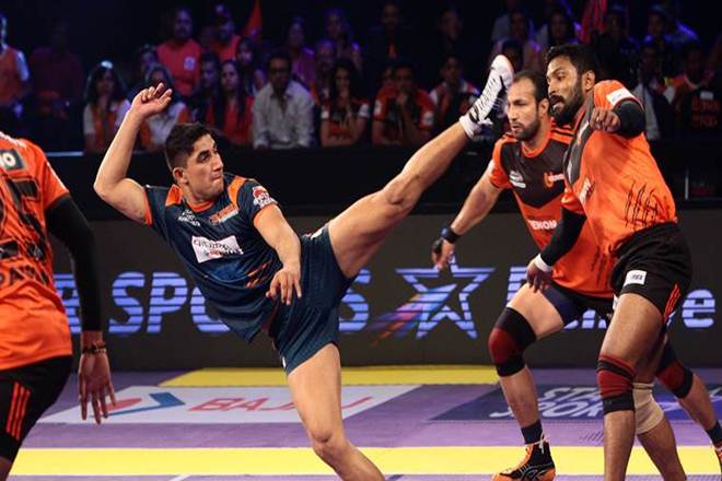 Puneri Paltan, U Mumba, Gachibowli Indoor Stadium, Pro Kabaddi League(PKL), former champions Puneri Paltan, U Mumba, Gachibowli Indoor Stadium, Pro Kabaddi League(PKL), former champions