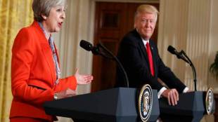 Theresa May, Donald Trump, G20, UK, British, USA