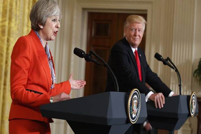 Theresa May, Donald Trump, G20, UK, British, USA Theresa May, Donald Trump, G20, UK, British, USA