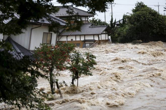 Japan floods, japan, floods, Death toll, 25,  shelters