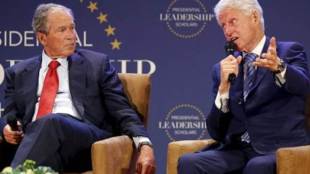 George W Bush, George W Bush news, George W Bush latest news, George W Bush bill clinton, bill clinton, bill clinton news, bill clinton latest news, Dallas, us presidents, us president