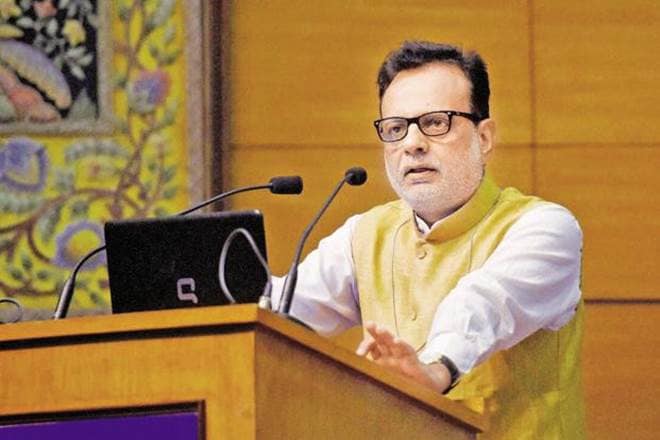 Revenue Secretary, Revenue Secretary Dr Hasmukh Adhia, Finance Ministry, Goods and services tax, GST, GST full form, GST rate, GST Council, GST rates, GSTIN, GST invoices, provisional GST ID, final GST ID, Hasmukh Adhia, credit cards, consumers, financial services, banking services, home loan processing fee, fund transfers, debit card, ATM withdrawal beyond the number of free services, issuance of cheque books/drafts/duplicate passbooks, cash handling charges and SMS alerts, what is GST, Twitter, social media, Revenue Secretary, Revenue Secretary Dr Hasmukh Adhia, Finance Ministry, Goods and services tax, GST, GST full form, GST rate, GST Council, GST rates, GSTIN, GST invoices, provisional GST ID, final GST ID, Hasmukh Adhia, credit cards, consumers, financial services, banking services, home loan processing fee, fund transfers, debit card, ATM withdrawal beyond the number of free services, issuance of cheque books/drafts/duplicate passbooks, cash handling charges and SMS alerts, what is GST, Twitter, social media,