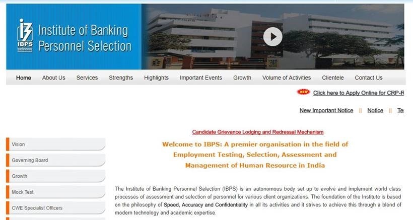 IBPS RRB CWE VI Recruitment 2017, ibps Important Notice, IBPS Director notice upcoming exam, ibps tentative notification July 28, ibps how to register, Institute of Banking Personnel Selection exam