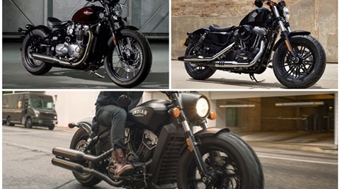 Indian Scout Bobber vs Triumph Bobber vs Harley Davidson Forty-Eight: price, specs and features