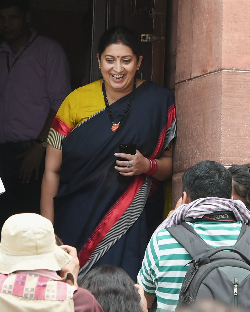 Smriti Irani. Gujarat floods, Gujarat, Assam, West Bengal, Rajasthan, Vijay Rupani, BJP