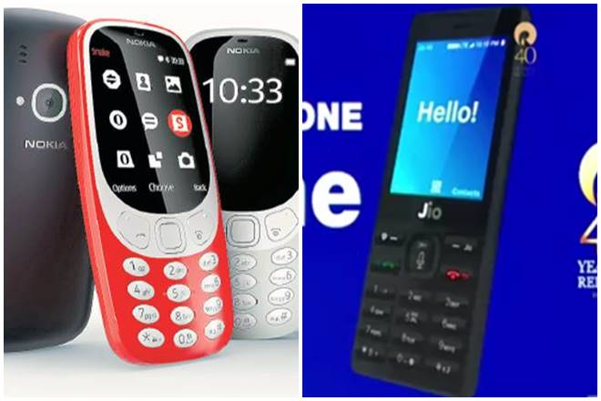 jio phone, reliance jio phone, jio phone booking, Reliance Jio feature phone, nokia 3310, nokia 3310 vs jio phone