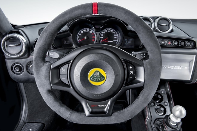 To harness the increased downforce and power, mechanical grip is provided by 10 mm wider Michelin Pilot Sport Cup 2 tyres, with 245/35 R19 at the front and 295/30 R20 at the rear, on one inch wider 10.5J rear wheels. Ultra-lightweight forged aluminium wheels are standard, in either black or silver, with optional finishes available in gloss red or a gloss black machined rim design.