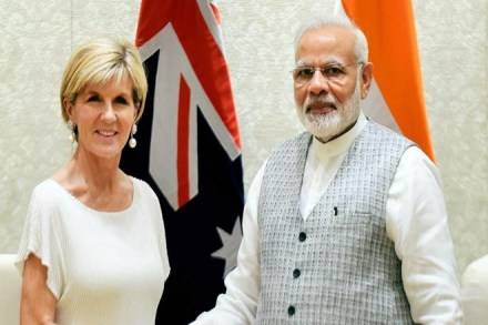 Julie Bishop India, India China border, india china standoff, sikkim standoff, india australia, india australia foreign minister, Julie Bishop, Julie Bishop India visit, Julie Bishop India China, Julie Bishop China, Julie Bishop Sikkim standoff, Julie Bishop in India, Julie Bishop South China Sea, Julie Bishop speech, India China trade, India australia ties