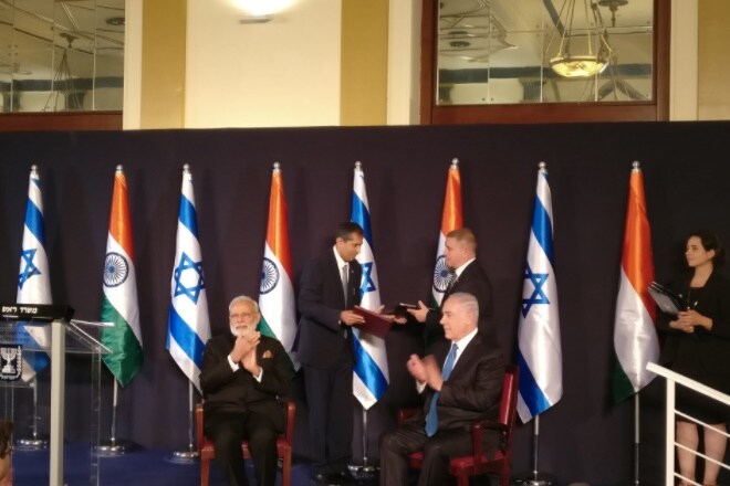 narendra modi in israel. narendra modi, benjamin netanyahu, modi netanyahu, narendra modi benjamin netanyahu, india israel deals, india israel water, india israel agriculture, india israel mou