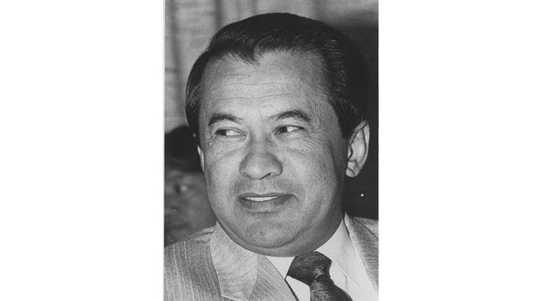 Former Chief Minister of Sikkim Nar Bahadur Bhandari. (Express Archives)