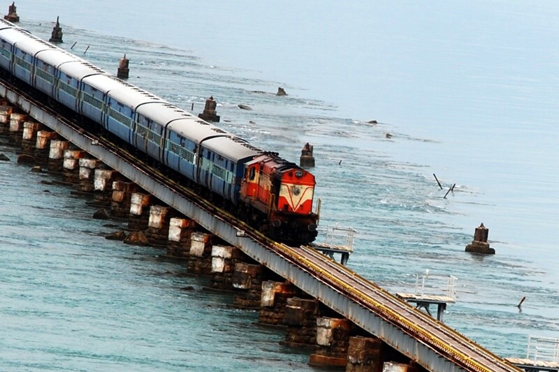 Pamban Bridge, Pamban Bridge train, Pamban Bridge story, Pamban Bridge length in km