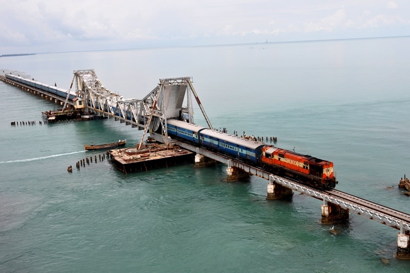 Pamban Bridge, Pamban Bridge train, Pamban Bridge story, Pamban Bridge length in km