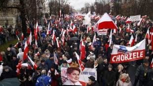 poland rally, warsaw demonstrations, judicial independence poland. eu polish flags protesters, pro democracy movement