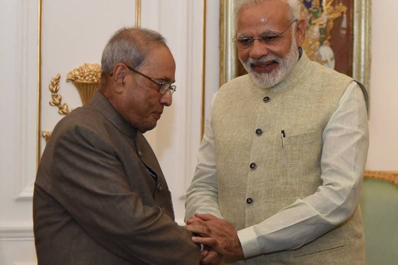 Pranab Mukherjee, president Pranab Mukherjee, farewell, Pranab Mukherjee farewell, PM Narendra Modi, Narendra Modi, farewell dinner, photos, india