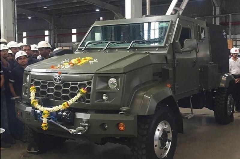 Tata Motors is the biggest name in commercial vehicles in the country, along with which it has also proven to be a reliable supplier for defence forces. And now a new light support vehicle has been spotted and it sure does look tough. The image of the vehicle, which some sources say will be called Merlihn, was taken by a TeamBHP reader. This is the third time the defence vehicle has been spotted. It was first seen on the Mumbai-Pune highway and then during a high altitude test. (Image: TeamBHP)