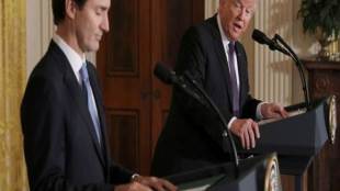 Mike Pence justin trudeau, us vice president, us canada trade disagreements, donald trump, us canada relations