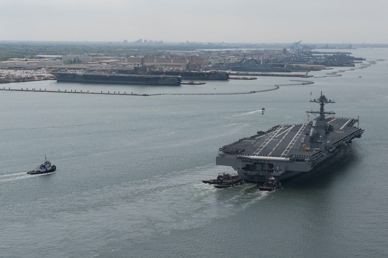 USS Gerald Ford, USS Gerald R Ford aircraft carrier, USS Gerald Ford Vs Nimitz