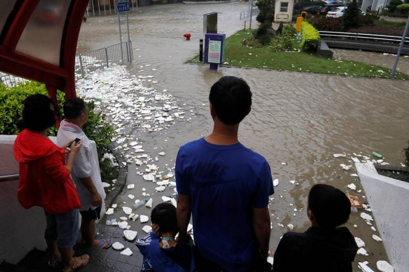 Typhoon Hato, hong kong, storm, hong kong storm, storm in hong kong, Typhoon Hato in hong kong, flood, hurricane, latest news, world news, pics