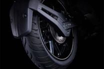 140 mm radial rear tyre.