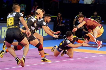 Pro Kabaddi League, Pro Kabaddi League NEWS, Pro Kabaddi League 2017, Pro Kabaddi League, UP Yoddhas beat Telugu Titans
