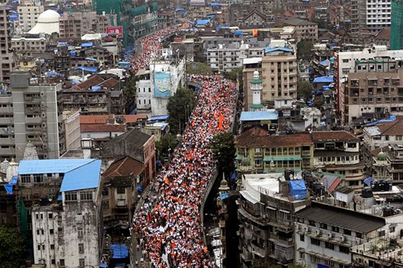 Maratha Kranti Morcha rally 2017,Maratha Kranti Morcha rally, Jijamata Udyan, Azad Maidan, Maratha, Maratha Kranti Morcha rally, Maratha Kranti Morcha rally LIVE, Maratha Morcha rally, Maratha Morcha rally LIVE, rally in mumbai, mumbai rally, maratha rally, mumbai news, mumbai traffic, mumbai traffic updates, traffic updates, maharashtra rally, maharashtra