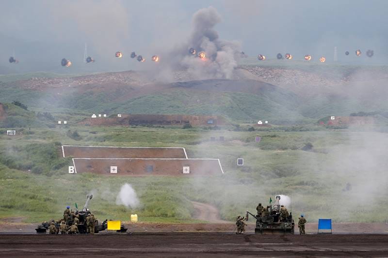 japan, japan military drill, japan drill, live fire drills, military, japan military, Japan Self Defense Forces, Mount Fuji, military exercise, soldiers, tanks, helicopters, tokyo, north korea, Kim Jong-Un, missile, japan latest news, japan pics, japan news, Mount Fuji pics