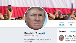 donald trump, donald trump twitter account, @realdonaldtrump, donald trump followers on twitter, twitter donald trump