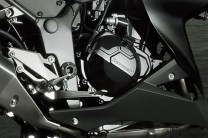  249cc parallel twin liquid-cooled DOHC 8 valves engine. 