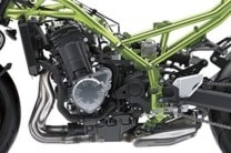 948cc inline 4 liquid-cooled DOHC 16 valves engine.
