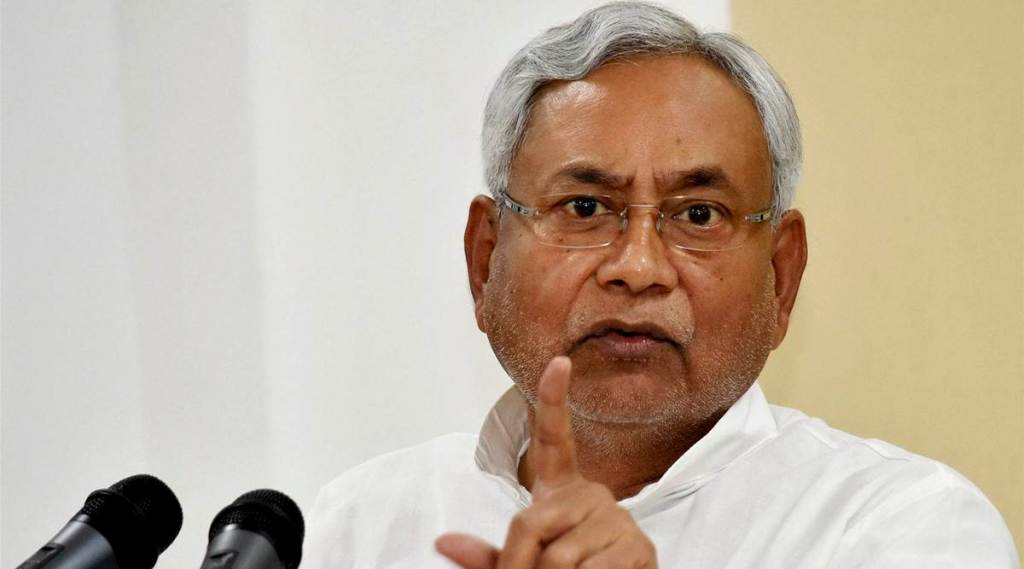 Bihar chief minister Nitish Kumar.