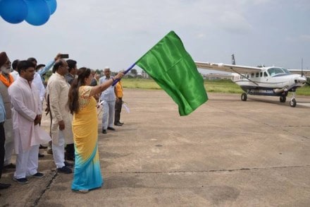 vasudhara raje, vasundhara raje flight launch, jaipur kora flight service, cheap flights, jaipur kota fare