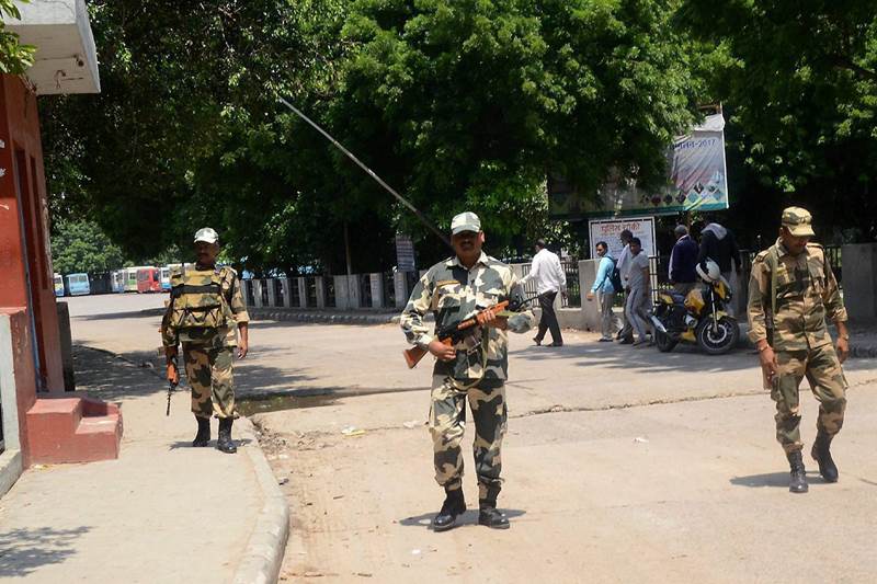 Gurmeet Ram Rahim Singh rape case, rape case gurmeet singh, rohtak lockdown, lockdown at rohtak, dera sacha sauda, dera sacha sauda case, ram rahim, ram rahim violence, ram rahim rape case, Panchkula vilence, rohtak images, rohtak pictures