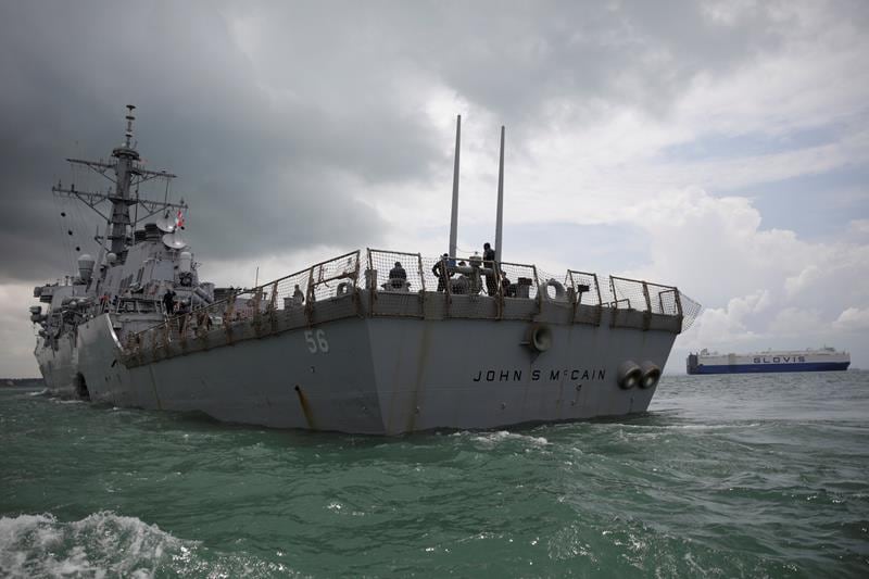 US navy warship collision, USS John S McCain, USS John S McCain images, USS John S McCain collision 2017, USS John S McCain 2017, USS John S McCain oil tanker collision, Singapore US navy collision, US navy ship damaged, US Navy, US navy warship, USS John S McCain collision, warship collision US navy, us navy collision with oil tanker, oil tanker collision singapore, US navy warship collision pictures, US navy warship collision images, US navy warship malaysia, us navy images, damaged us navy ship images