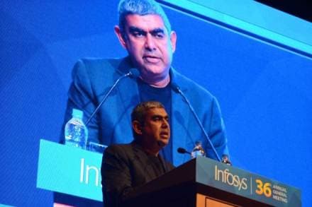 Infosys no longer in top 10 companies by market cap as shares dive again after Vishal Sikka’s exit Infosys no longer in top 10 companies by market cap as shares dive again after Vishal Sikka’s exit