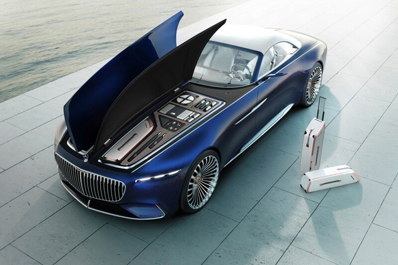 Mercedes-Benz was very clear to make this concept vehicle as an electric car. The electric motor on the Vision Mercedes-Maybach 6 concept has an output of 550 kW that allows a driving range of over 500 kilometers. Additionally, quick charging option is available that has the potential charging capacity of up to 350 kW. Mercedes-Maybach claims that in just five minutes enough power can be charged to achieve an additional range of around 100 kilometres.