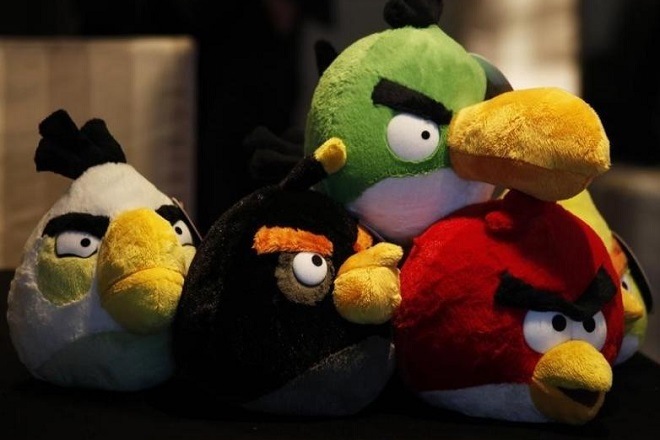Angry Birds toys are displayed during a news conference in Hong Kong July 3, 2012. REUTERS/Bobby Yip Angry Birds toys are displayed during a news conference in Hong Kong July 3, 2012. REUTERS/Bobby Yip