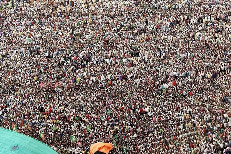 Lalu Prasad Yadav rally, Lalu Prasad Yadav rally in Patna, Narendra Modi, Gandhi Maidan, Gandhi Maidan rally, Sharad Yadav, Tejashwi Yadav, Lalu Prasad Yadav rally pictures