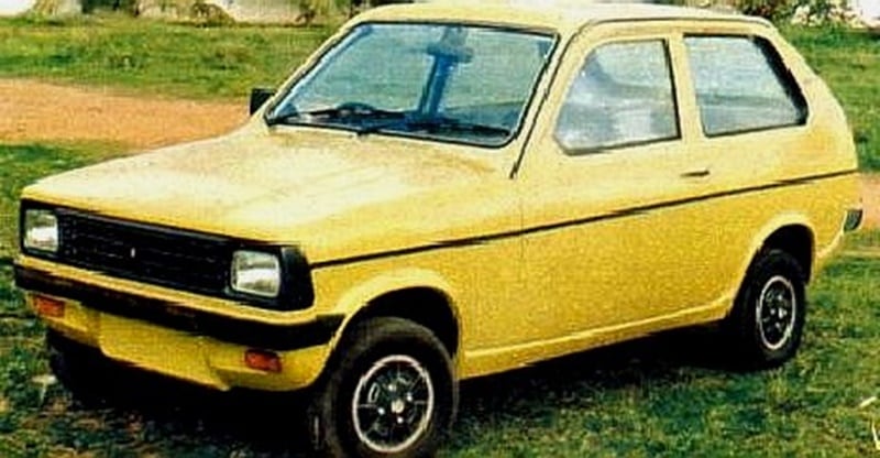 Sipani Dolphin: On sale in India back in 1982-90, Sipani is a small car manufacturer based in Karnataka. They built cars like Badal (based on the three-wheeled Reliant Robin), which later evolved into the Dolphin. An 848 cc, 4-cylinder engine with a 4-speed manual transmission, and rear-wheel drive, Sipani sounds like it may have been fun to drive back then, but then in 1983 Maruti came up with the 800 and the Dolphin had to be replaced with a four-door Montana. Eventually, the car could not withstand the stern competition from the Maruti 800 and succumbed in 1990. (Image: Boyracer)
