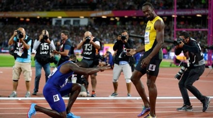 Usain Bolt, Usain Bolt final race, Usain Bolt last race, Usain Bolt last race video, Usain Bolt last race highlights, bolt, bolt last race, bolt last race video, bolt last race highlights, usain bolt at world athletics championship, usain bolt bronze, justin gatlin, gatlin, justin gatlin beats usain bolt
