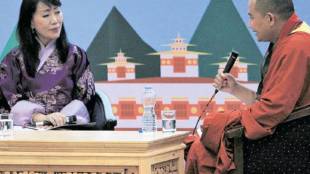Mountain Echoes Literature Festival, Bhutan, Ashwin Sanghi, Emma Slade, Neel Madhav, Pawo Choyning Dorji, Markus Zusak, Prasad Bidapa