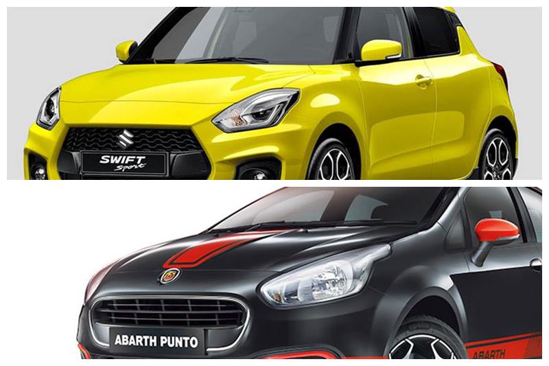 If launched in India, Maruti Suzuki Swift Sport will compete with the Fiat Punto Abarth. FCA's hothatch is powered by a T-JET 1.4 litre petrol engine that produces 145 hp of power and 212 Nm of peak torque and mated to a 5-speed gearbox. Abarth branded Punto is priced at Rs 9.7 lakh (Ex-Delhi). Globally the Suzuki Swift Sport will take on the likes of Ford Fiesta ST, Hyundai Elantra GT (hatch version), Citroen DS3 and VW Polo.