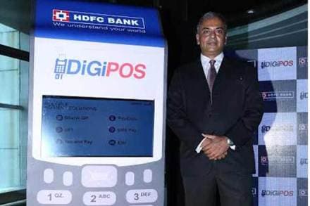hdfc bank, digipos machines, Point of sale machines, digital payment machines, PoS machines, digital PoS machines, SMS pay options, HDFC digitalization drive