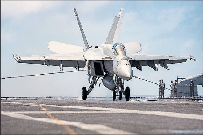 Boeing Company, US aerospace major, Boeing F/A-18 Super Hornet, Indian Naval Carrier platform, India Navy, MRCBF Boeing Company, US aerospace major, Boeing F/A-18 Super Hornet, Indian Naval Carrier platform, India Navy, MRCBF