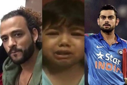 Toshi Sabri, Toshi Sabri virat kohli, Toshi, toshi against virat kohli, kohli, virat kohli, virat, Toshi Sabri hits back at virat kohli, Toshi Sabri attacks virat kohli, toshi niece video, Toshi Sabri niece viral video, little girl video, video of girl beaten viral, viral video of litlle girl, whatsapp viral video, viral whatsapp video, india news, latest news